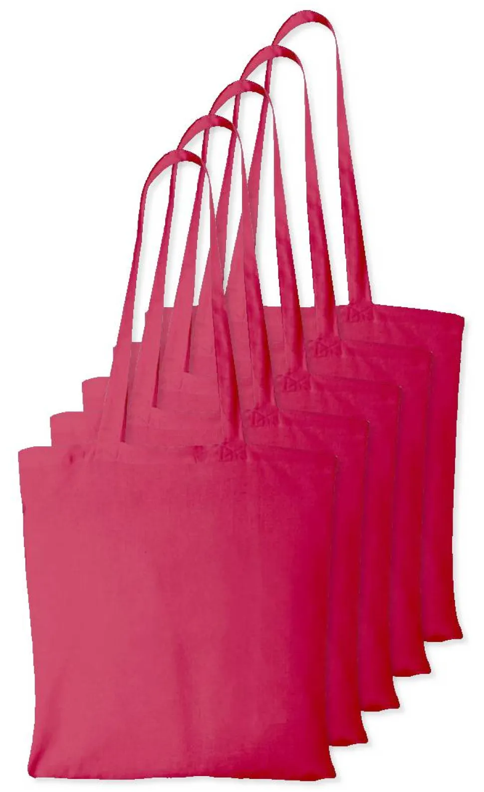 Pack de 5 Westford mill WM101 - Sac Cabas Personnalisable en Coton Westford Mill