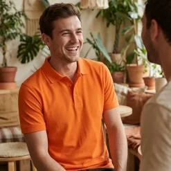 Piccolio P2X - Élégance Polo avec Boutons en Tissu