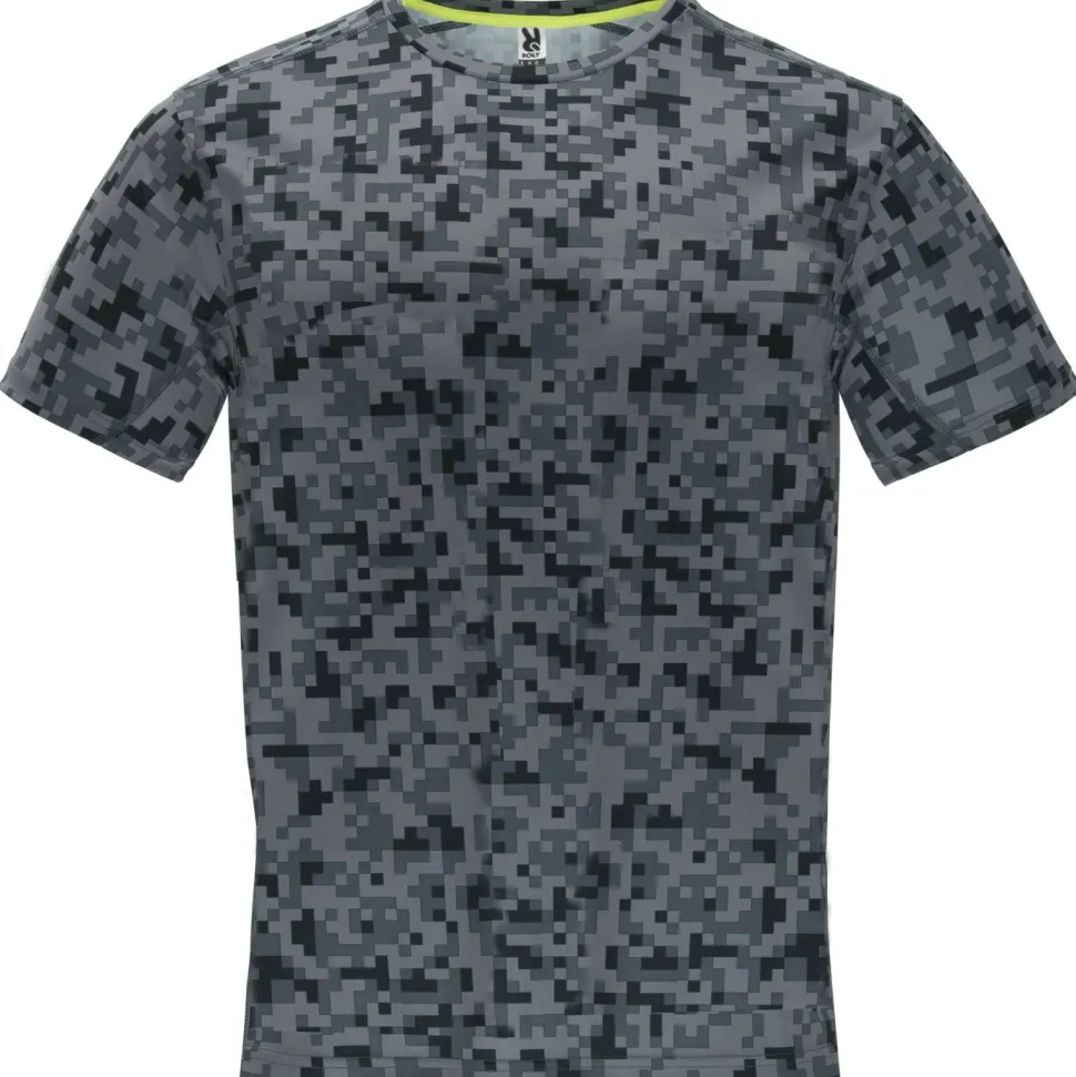 Roly CA0201 - ASSEN T-shirt technique en manches courtes avec motifs