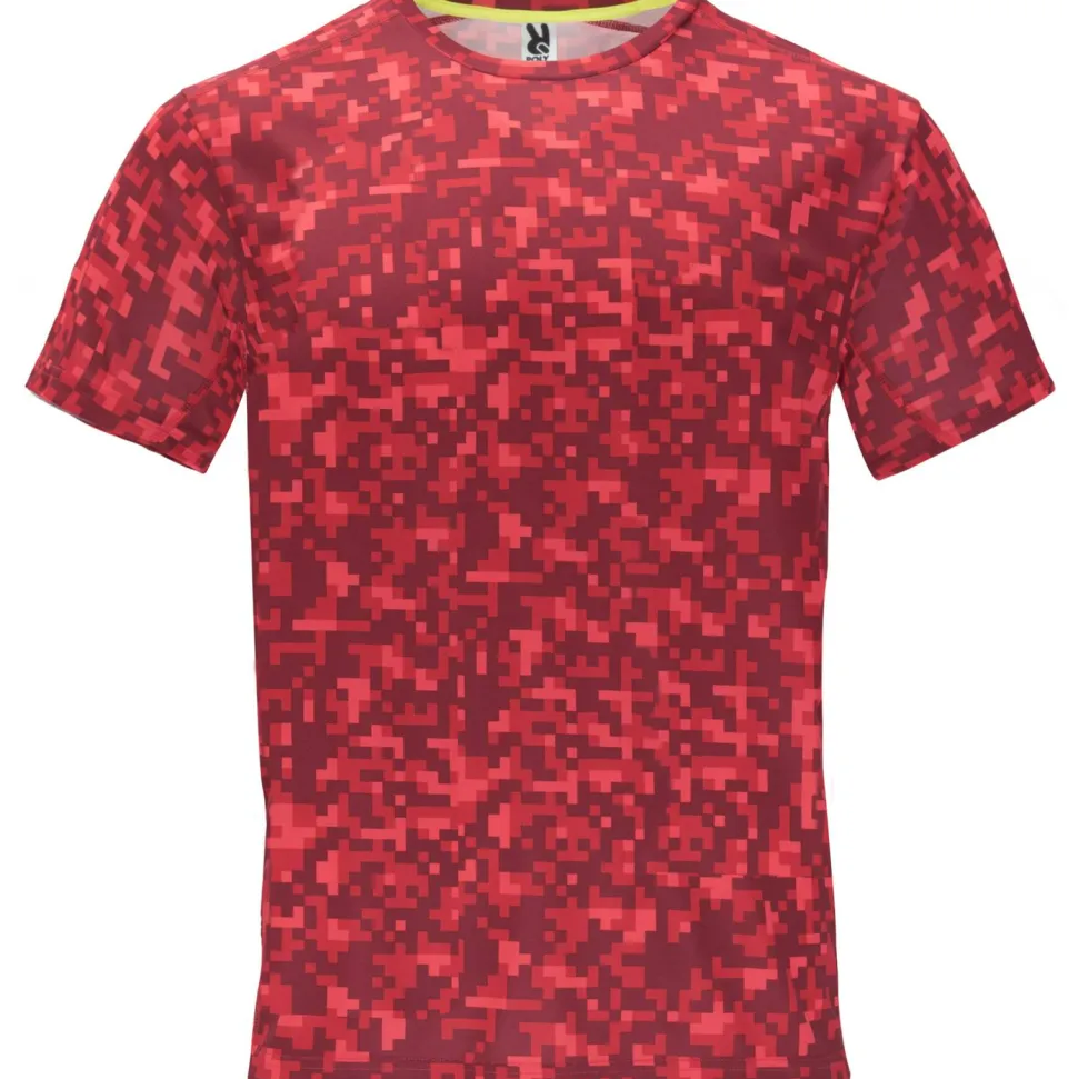 Roly CA0201 - ASSEN T-shirt technique en manches courtes avec motifs