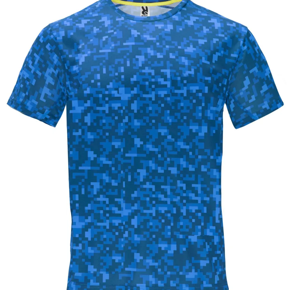 Roly CA0201 - ASSEN T-shirt technique en manches courtes avec motifs