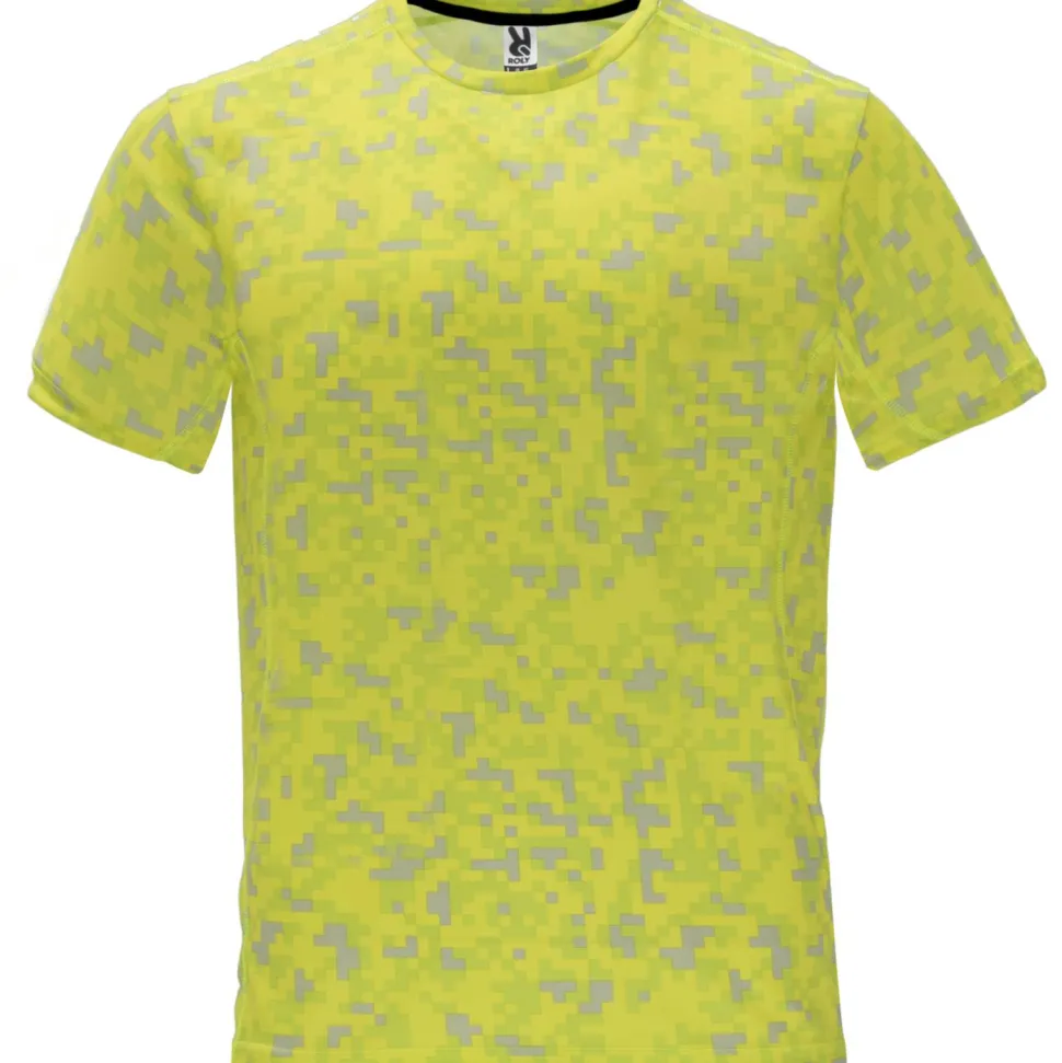 Roly CA0201 - ASSEN T-shirt technique en manches courtes avec motifs