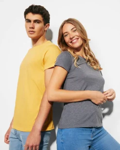 Roly CA6660 - FOX T-shirt manches courtes en tissu chiné