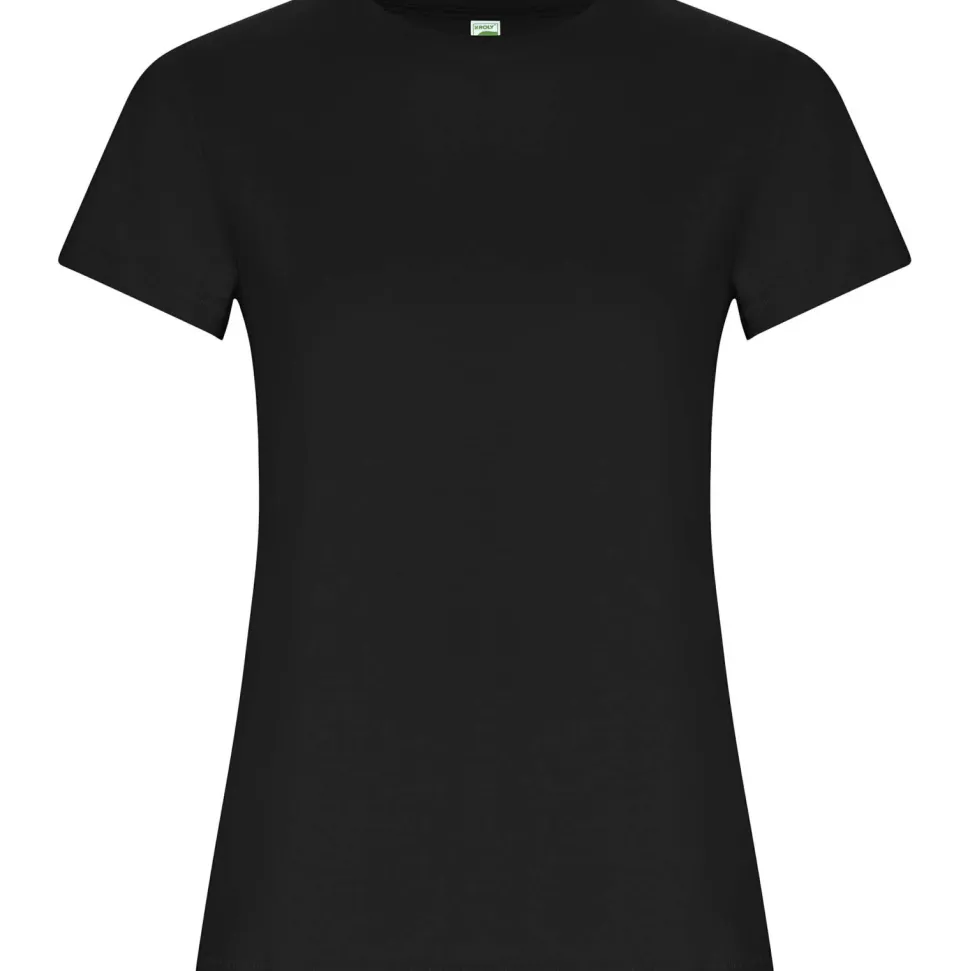 Roly CA6696 - T-shirt Femme Ajusté en Coton Bio à Manches Courtes