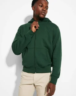 Roly CQ6421 - Veste à Capuche Montblanc avec Col Haut et Zip Complet