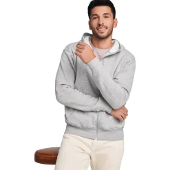 Roly CQ6421 - Veste à Capuche Montblanc avec Col Haut et Zip Complet