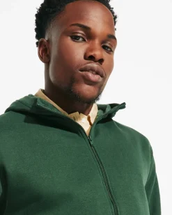 Roly CQ6421 - Veste à Capuche Montblanc avec Col Haut et Zip Complet