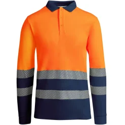 Roly HV9319 - ATRIO LS Polo technique haute visibilité à manches longues