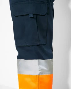 Roly HV9312 - DAILY STRETCH HV Pantalon multi-poches haute visibilité