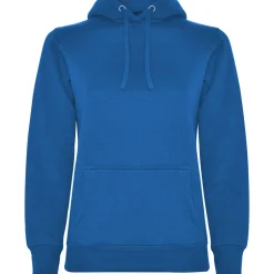 Roly SU1068 - URBAN WOMAN Sweat-shirt coupe près de corps féminin avec capuche doublé à contraste et au ton du cordon de serrage et poche kangourou