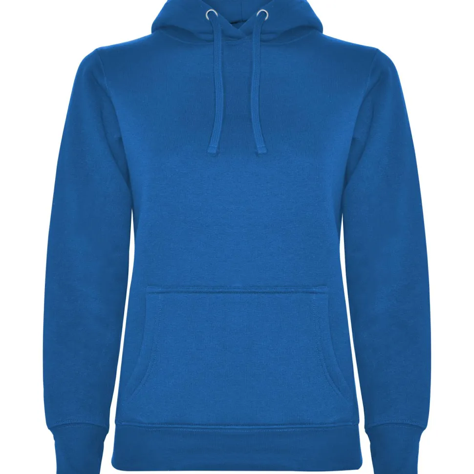 Roly SU1068 - URBAN WOMAN Sweat-shirt coupe près de corps féminin avec capuche doublé à contraste et au ton du cordon de serrage et poche kangourou