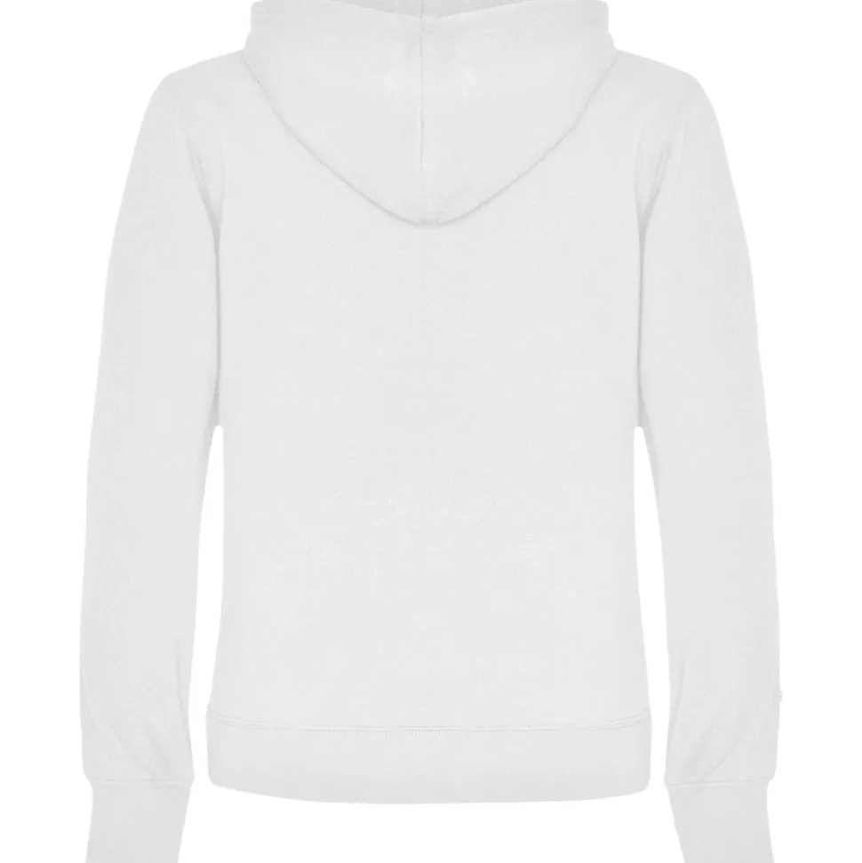 Roly SU1068 - URBAN WOMAN Sweat-shirt coupe près de corps féminin avec capuche doublé à contraste et au ton du cordon de serrage et poche kangourou
