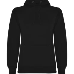 Roly SU1068 - URBAN WOMAN Sweat-shirt coupe près de corps féminin avec capuche doublé à contraste et au ton du cordon de serrage et poche kangourou
