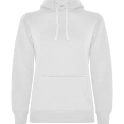 Roly SU1068 - URBAN WOMAN Sweat-shirt coupe près de corps féminin avec capuche doublé à contraste et au ton du cordon de serrage et poche kangourou