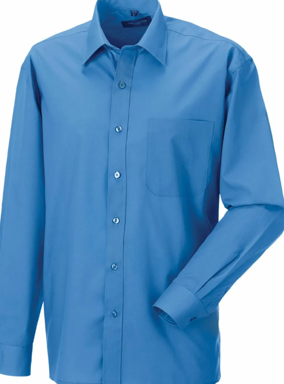 Russell Collection RU934M - Chemise Popeline Homme Manches Longues