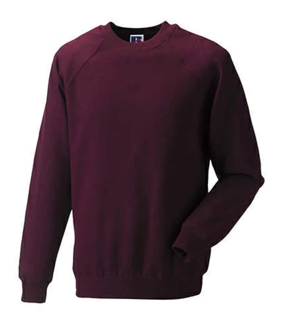 Russell Europe R-762M-0 - Sweatshirt Confort Raglan en Coton et Polyester
