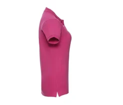 Russell JZ565 - Polo Femme Élégant en Coton avec Boutons Nacrés