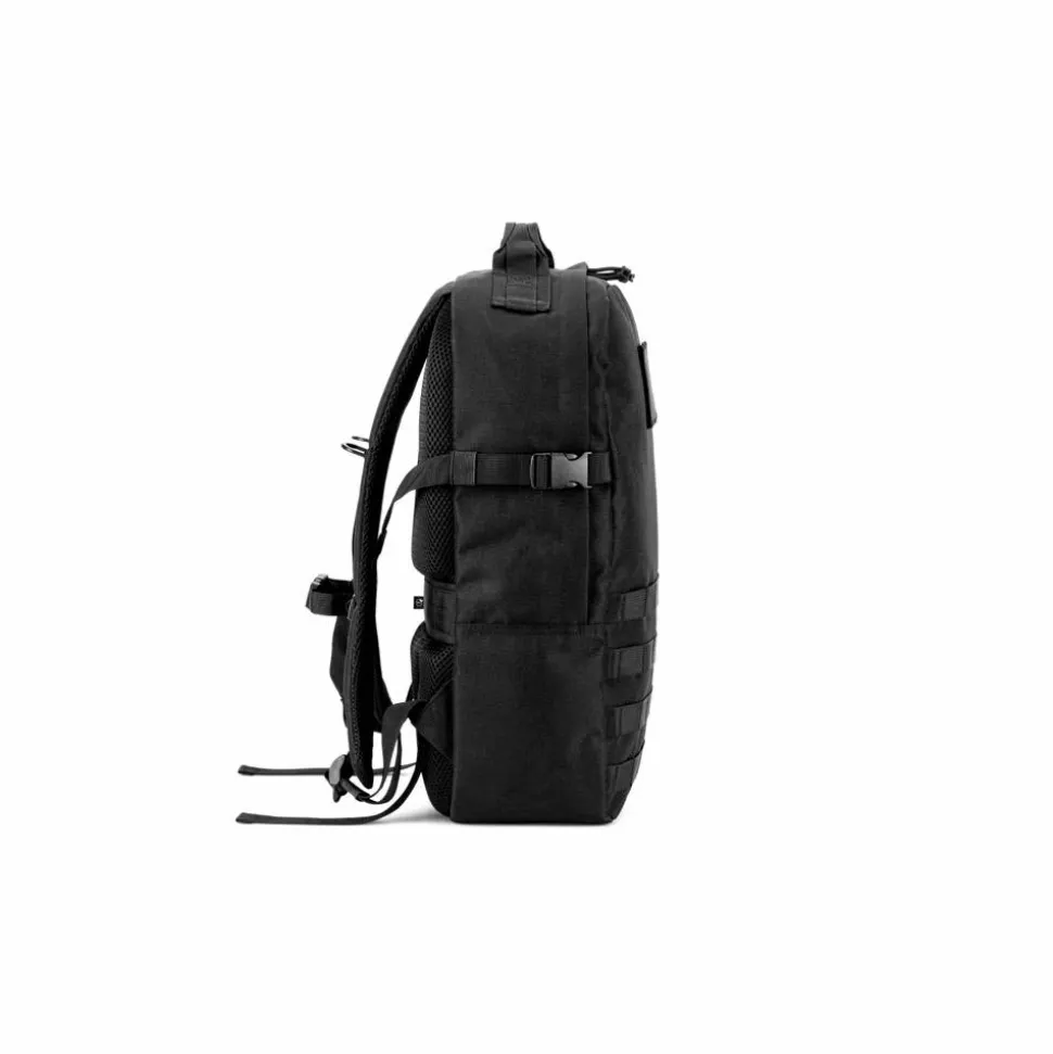 Sac à dos de style militaire en 600D, polyester recyclé haute densité et doublure en polyester recyclé 210D, 17'3' - Egotier 92387