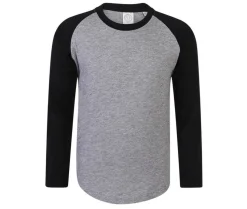 SF Mini SM271 - T-shirt de baseball à manches longues pour enfant