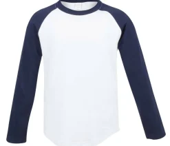 SF Mini SM271 - T-shirt de baseball à manches longues pour enfant