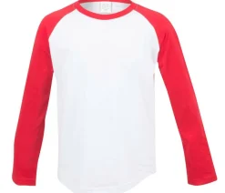 SF Mini SM271 - T-shirt de baseball à manches longues pour enfant