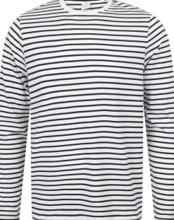 Skinnifit SFM204 - T-shirt rayé manches longues