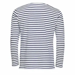 SOL'S 01402 - MARINE MEN Tee Shirt Homme Manches Longues Rayé