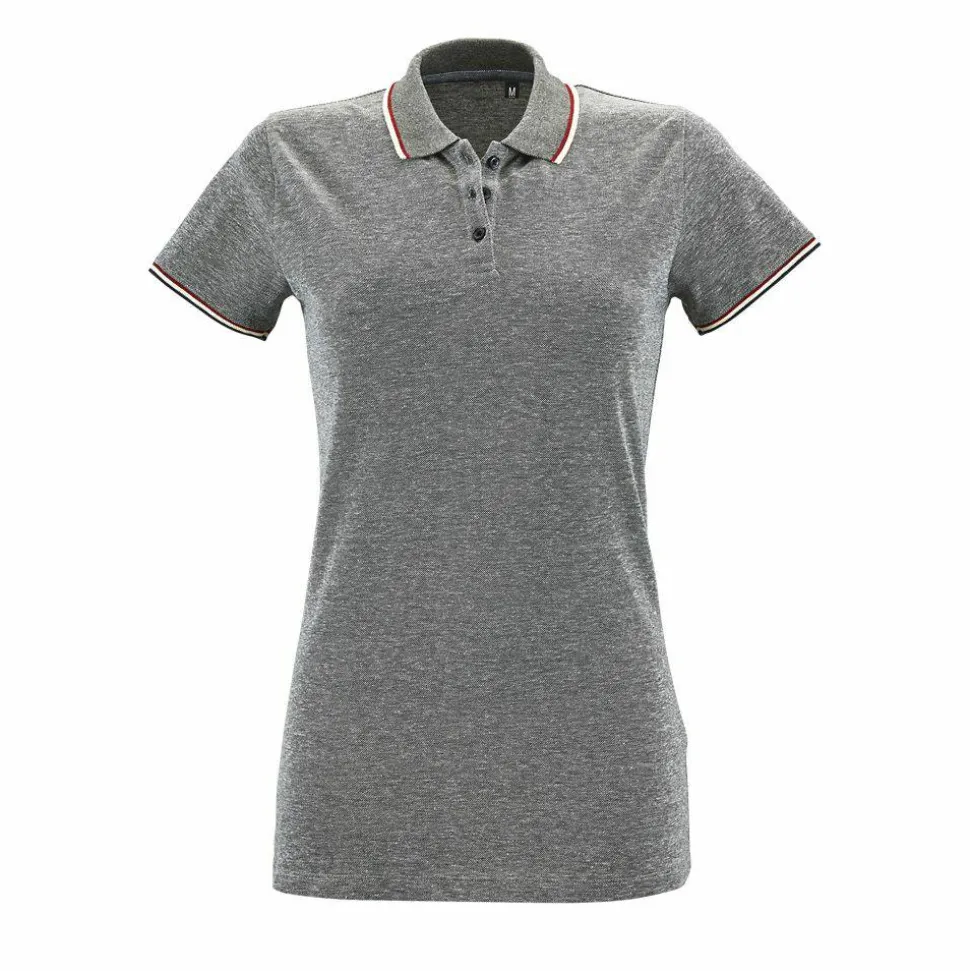 SOL'S 02082 - Paname Women Polo Chiné Femme