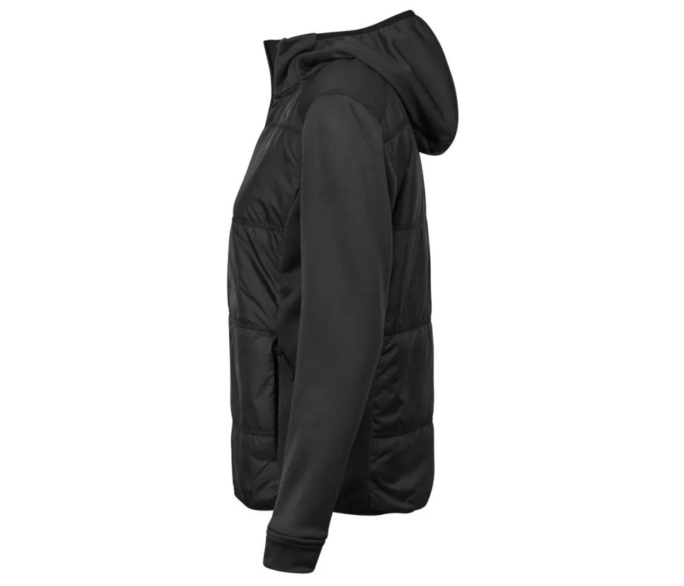 TEE JAYS TJ9113 - Veste bi-matière à capuche femme