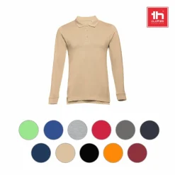 TH Clothes 30143 - Polo à manches longues pour homme