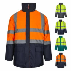 Velilla 36109 - Parka 4 en 1 bicolore (180g/m²), en polyester (100%) avec finition PU