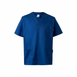 Velilla 36132 - Tunique en sergé (190g/m²) à manches courtes, en polyester (65%) et coton (35%)