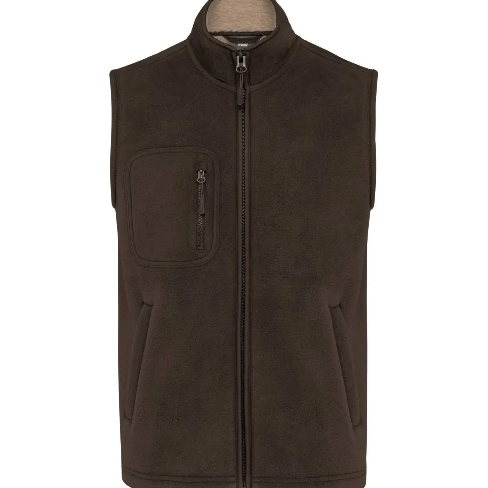 WK. Designed To Work WK610 - Bodywarmer polaire avec intérieur sherpa unisexe