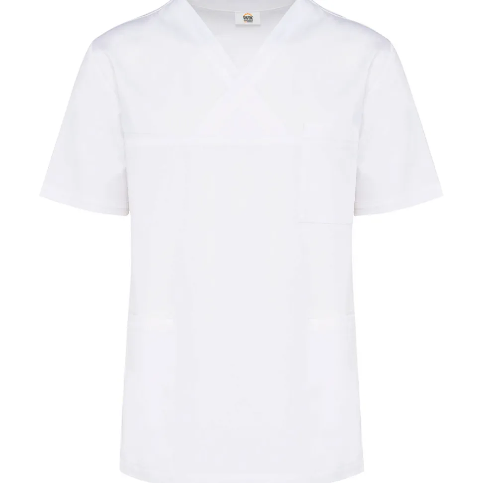 WK. Designed To Work WK504 - Tunique coton manches courtes unisexe