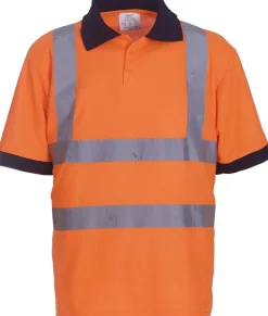 Yoko YHVJ210 - POLO MANCHES COURTES HAUTE VISIBILITÉ